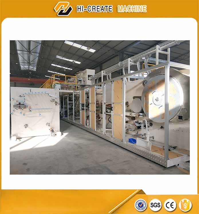 Used Baby Diaper Machine Used Economic Cheap Baby Diaper Production Making Machine